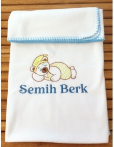 İSME ÖZEL POLAR BEBEK BATTANİYESİ