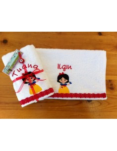 PAMUK PRENSES NAKIŞLI HAVLU