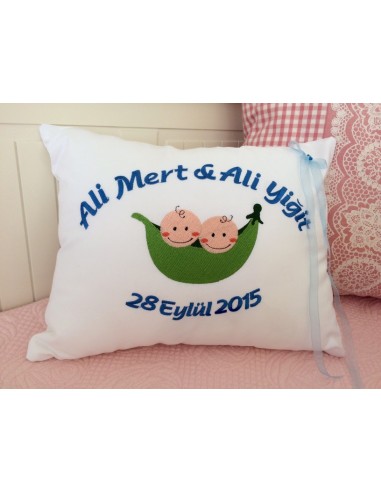 İKİZ BEBEK İSİMLİ TAKI YASTIĞI