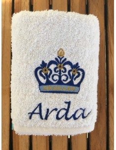 TAÇ DESENLİ SÜNNET HAVLUSU