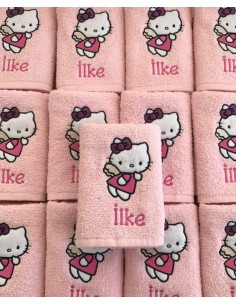 HELLO KİTTY PEMBE HAVLU
